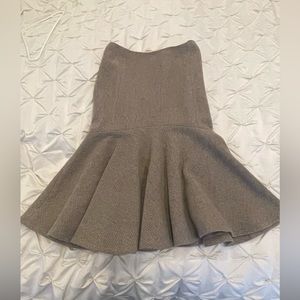 Ralph Lauren Taupe Midi Skirt